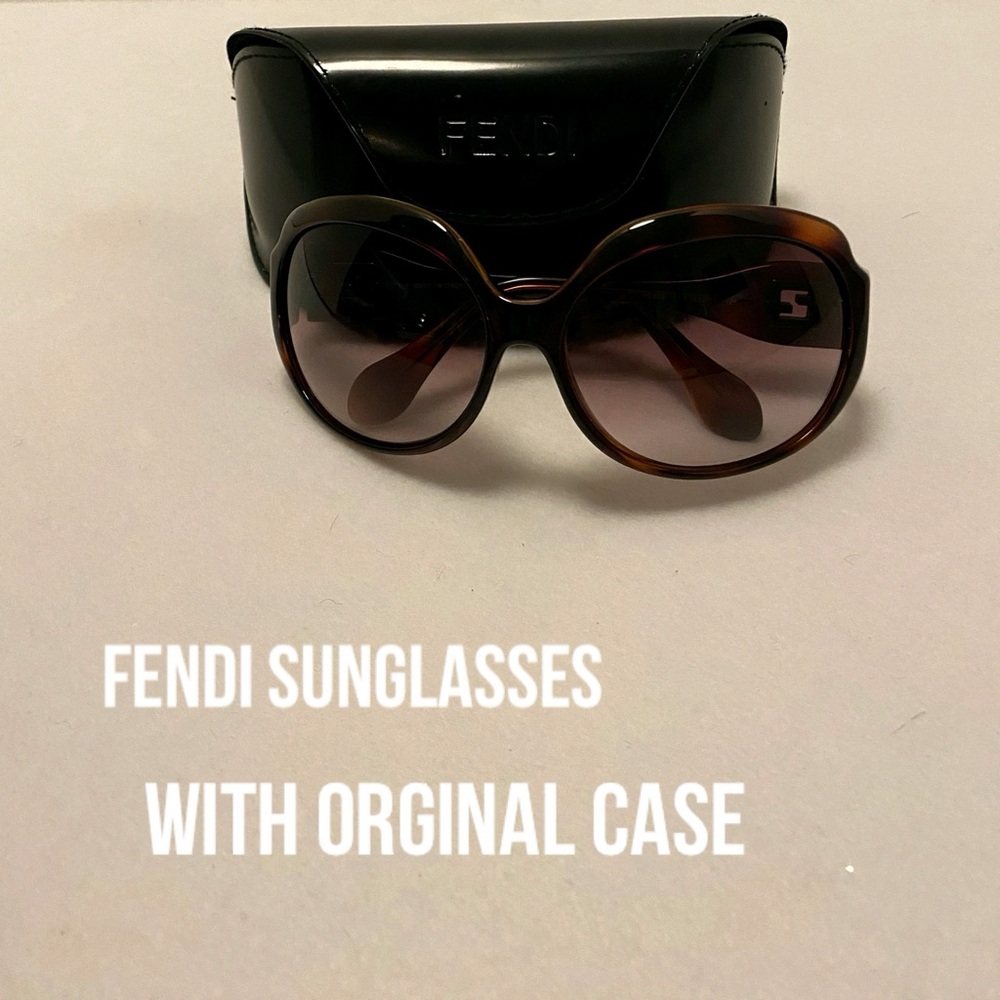 Fendi Brown Sunglasses with Original Case